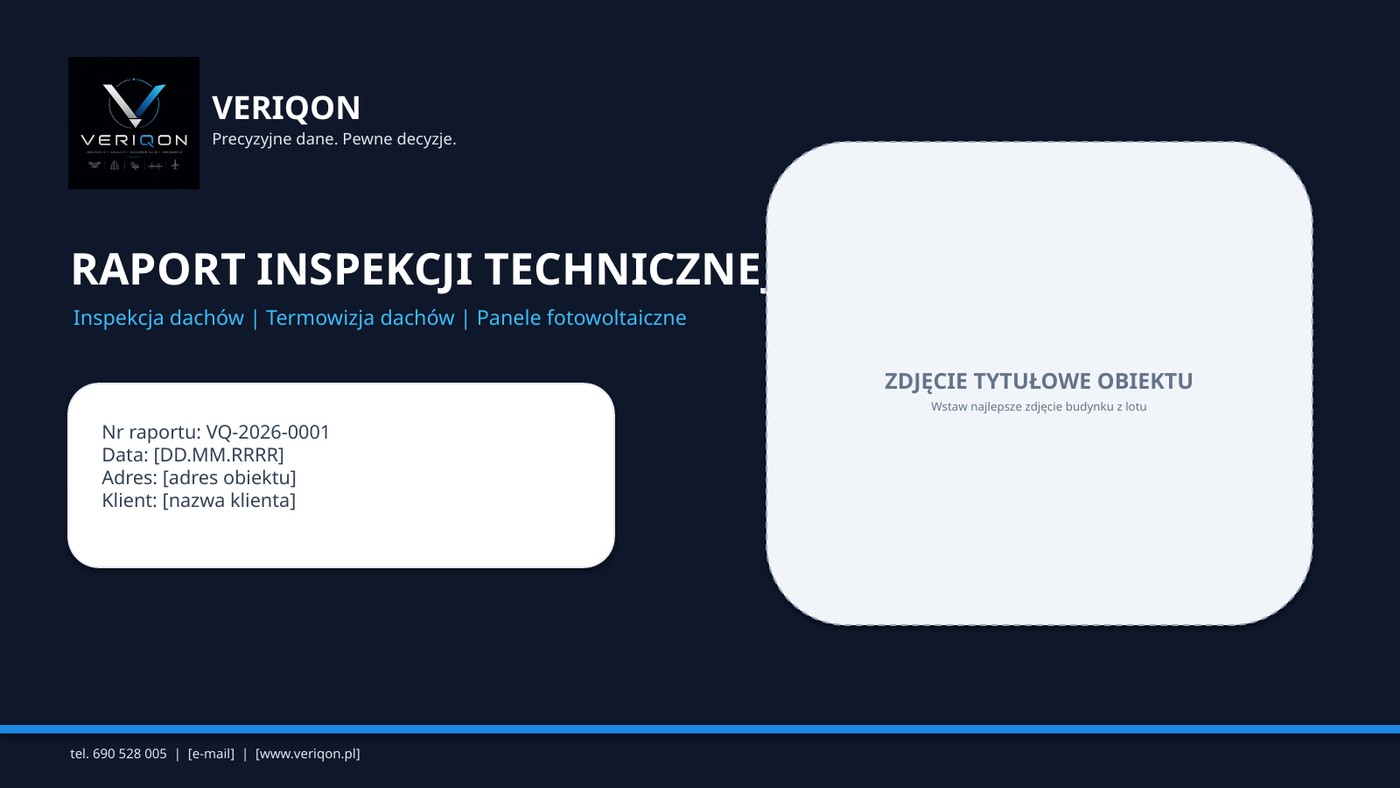 Przykładowy raport VERIQON